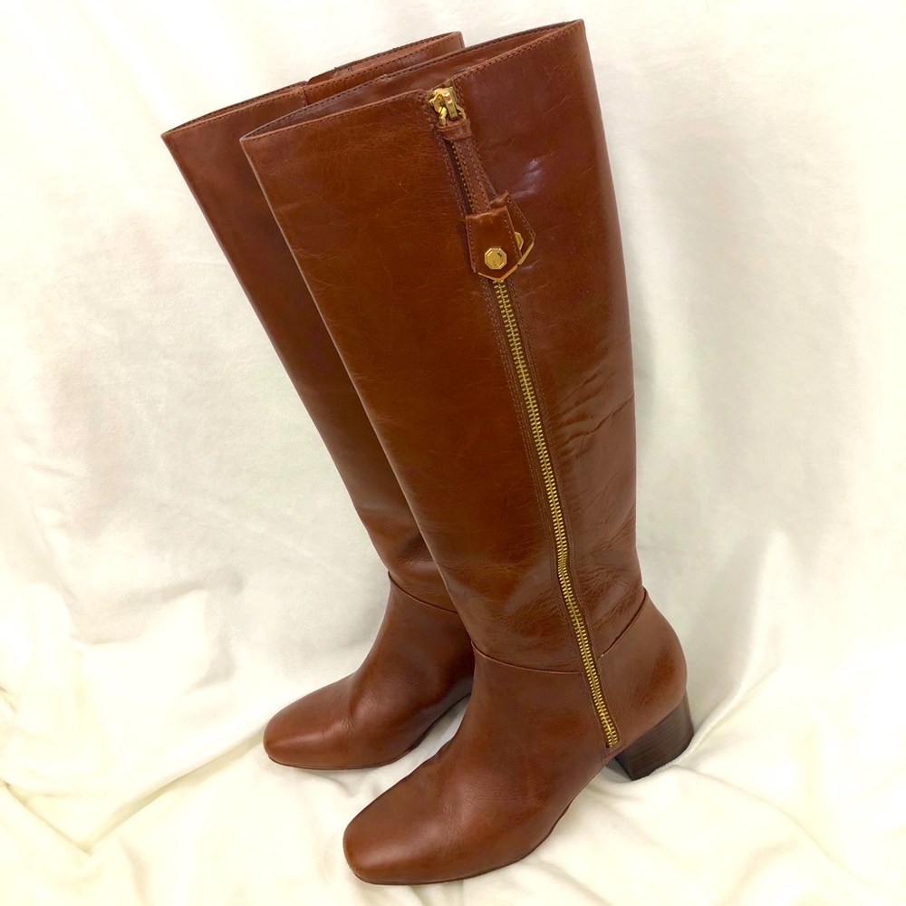 Louise et Cie Lo-Yolanda Leather Boots Cognac